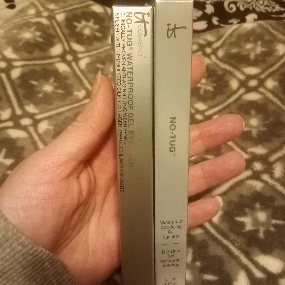 It Cosmetics No TugWaterproof Anti-Aging Gel Eyeliner 2 Pk.